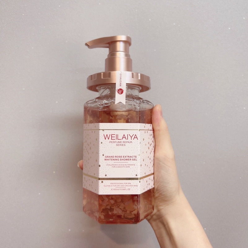 [8 August] [Cháy Hàng] Sữa Tắm Nước Hoa Weilaiya Chính Hãng Tủy Mật Hoa Hồng Damask 450ml Hương Thơm Quyến Rũ Thơm Lâu | BigBuy360 - bigbuy360.vn