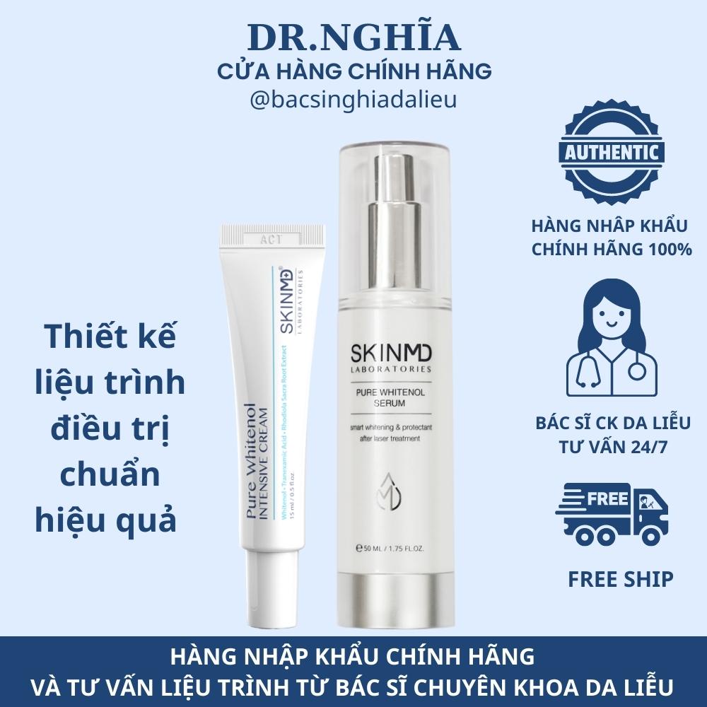 SERUM DƯỠNG TRẮNG DA SKINMD PURE WHITENOL SERUM 50ml - Bác Sĩ Nguyễn Nghĩa