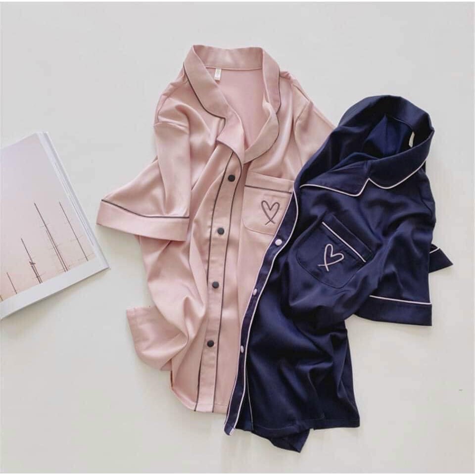 Bộ ngủ lụa túi tim 04.1303 | BigBuy360 - bigbuy360.vn