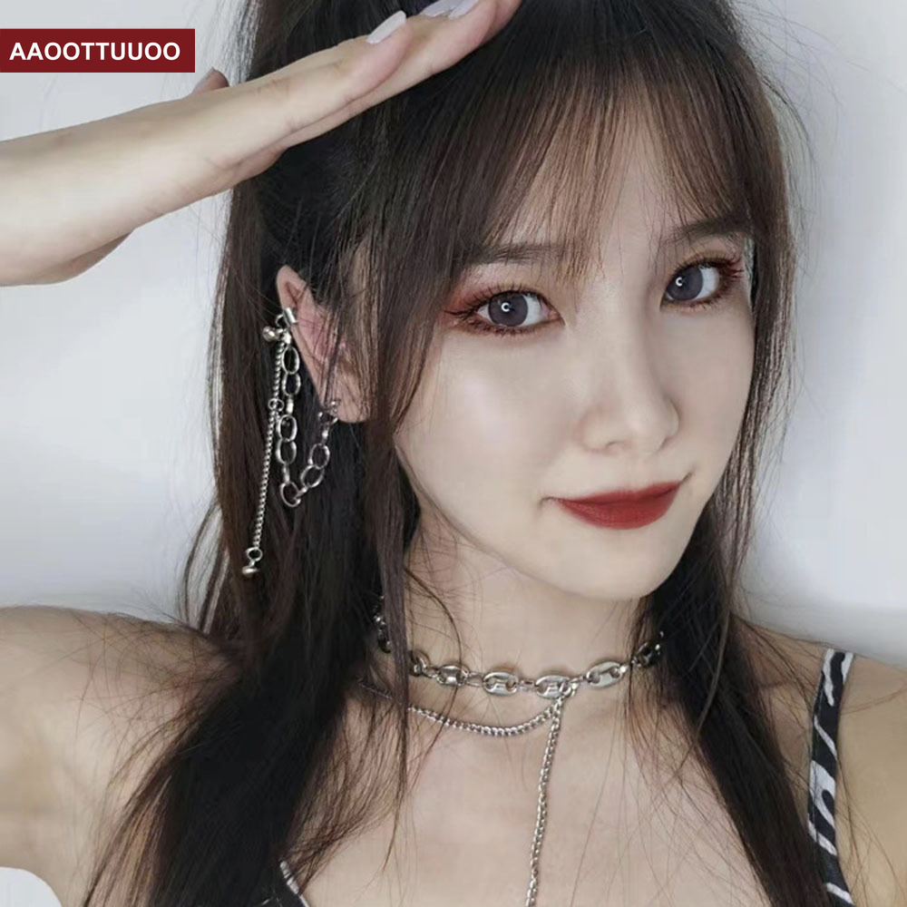 1 Khuyên Vành Tai Đính Chuông Thiết Kế Thời Trang