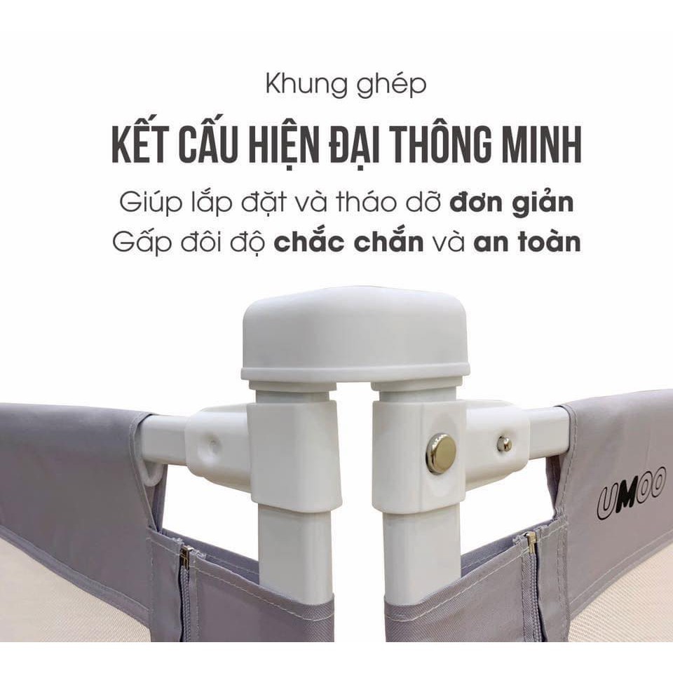 Thanh chắn giường / chặn giường Umoo kích thước M6/ M8/ 2M/ 2M2 - Mẫu mới nhất