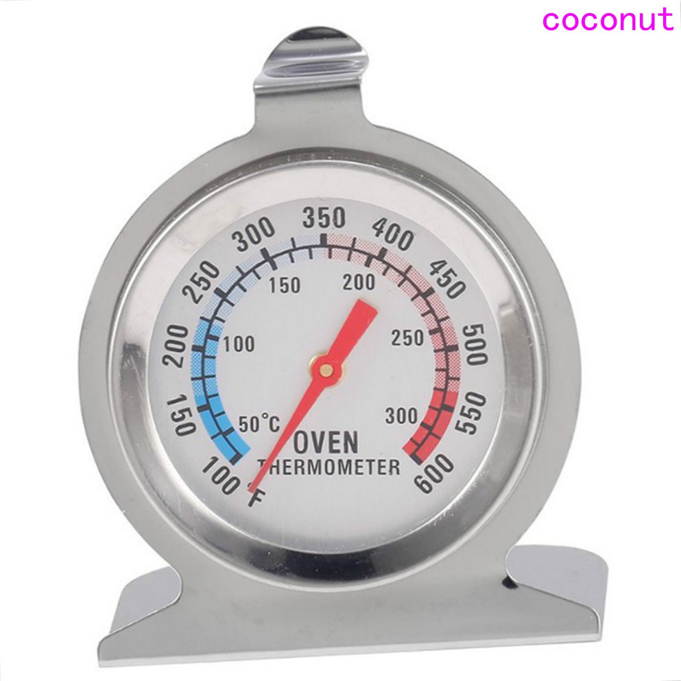 Food Meat Grill Stand Up Dial Oven Thermometer Stainless Steel Kitchen Baking Temperature Meter Tester