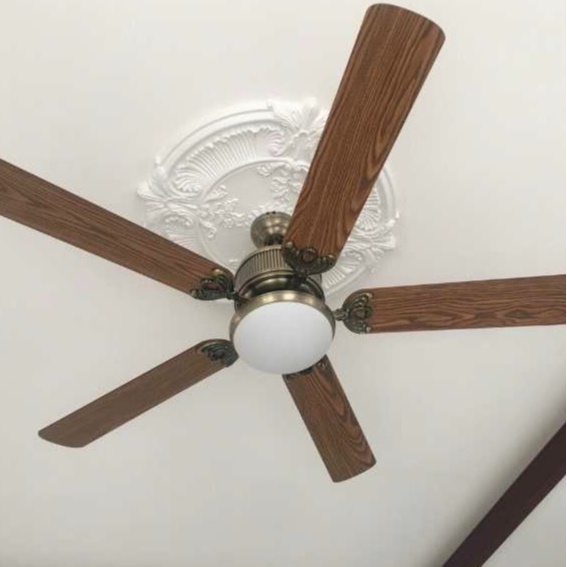 Quạt Trần Đèn 5 Cánh Có Điều Khiển từ xa,Động Cơ DC 6 Tốc Độ Gió,M120 Đèn Led Sáng 3 Chế Độ sáng,Bảo Hành 5 Năm