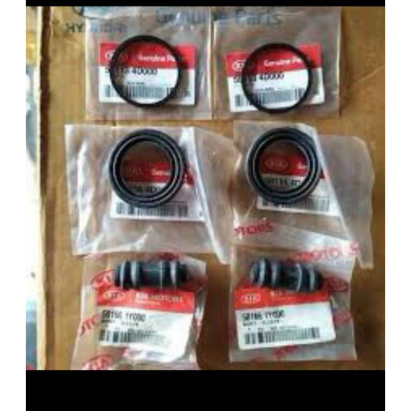 Bộ cao su chụp bụi  ắc phanh dài  - chụp bụi piston-cuppen kia morning