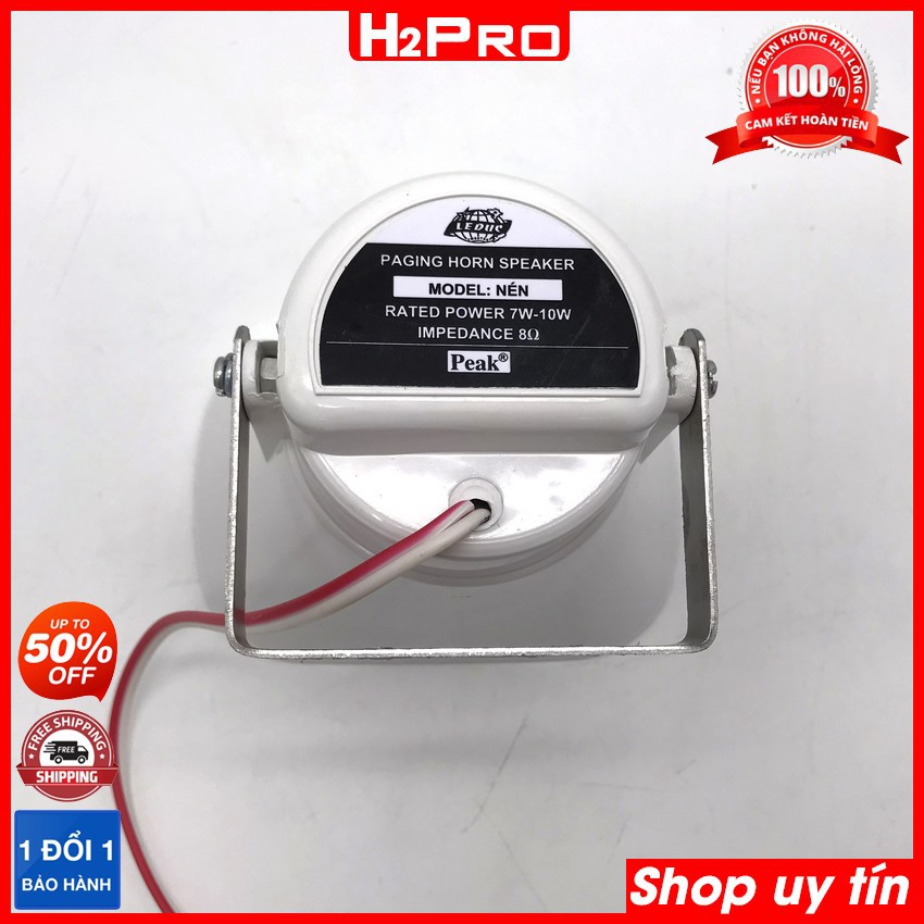 Loa Nén Phóng Thanh PEAK 10W H2Pro chính hãng vành 15x10cm, loa phóng thanh mini 10W cao cấp