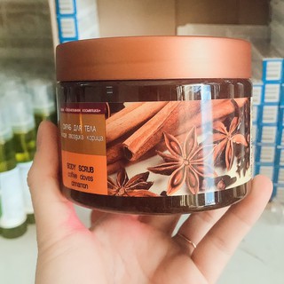 Tẩy da chết body hương quế hồi Nga - 380ml