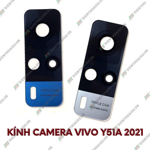 Kính camera vivo y51a kèm keo dán