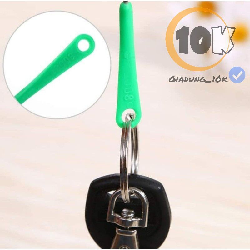 Cây lấy ráy tai mini 6.5cm có lỗ gắn móc khóa cán nhựa (mb)