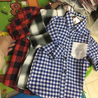 Áo sơ mi ca rô 20-30kg