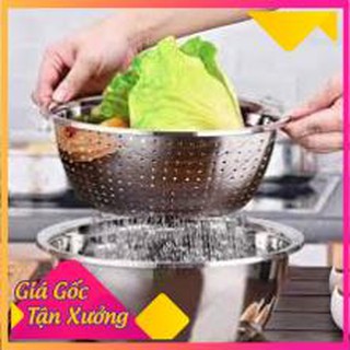 👍👍SET 5 MÓN RỔ VÀ CHẬU INOX