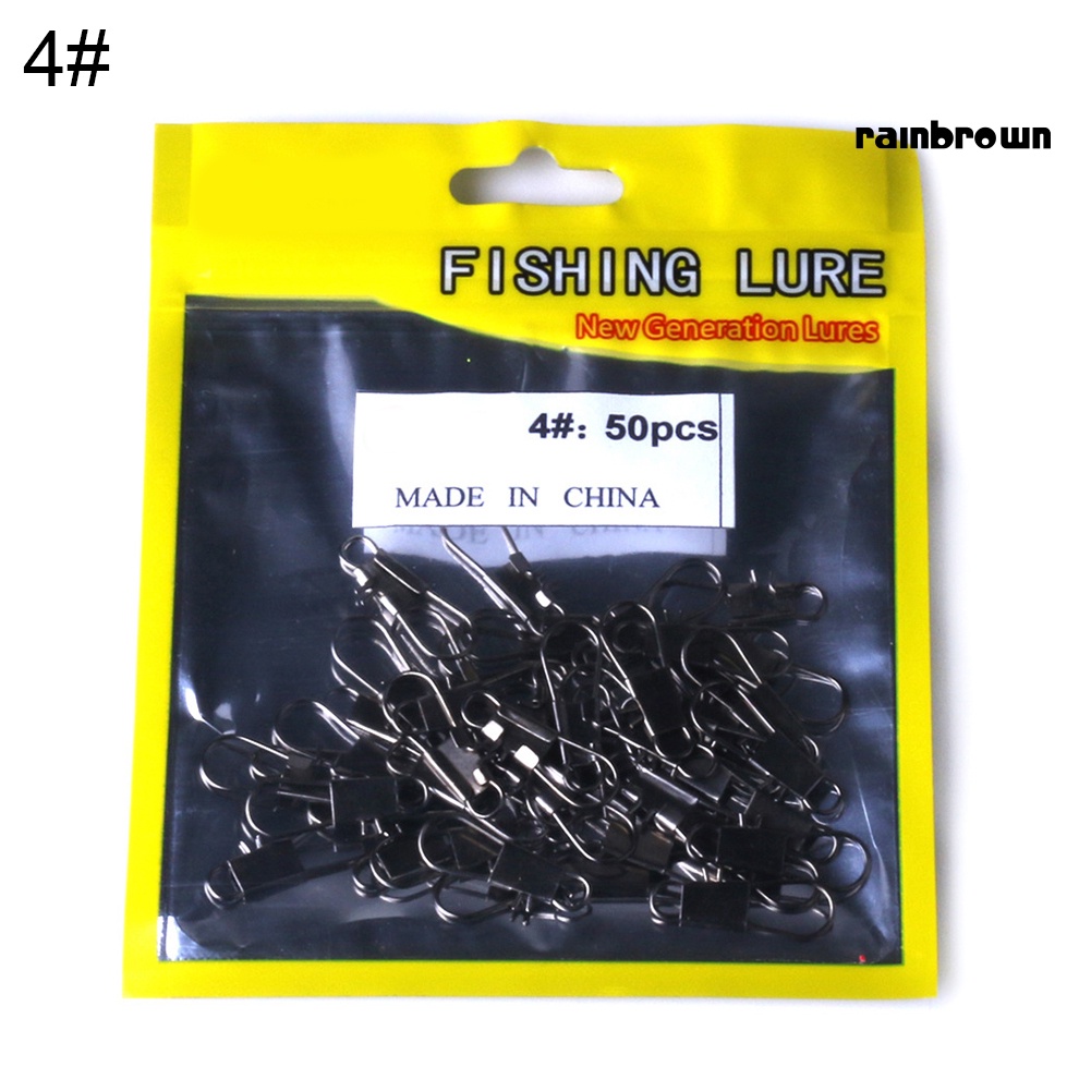 Bộ 50 Móc Khóa Câu Cá Nhanh Chóng Tiện Lợi