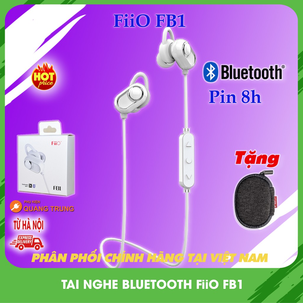 Tai nghe bluetooth FiiO FB1,aptx,chip qualcomm