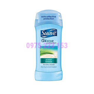 Lăn khử mùi Suave Invisible Solid Ocean Breeze 74g
