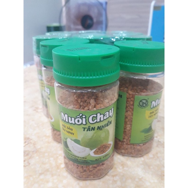 Muối chay Tân Nhiên 100g. Chấm trái cây, trộn bánh tráng ngon tuyệt
