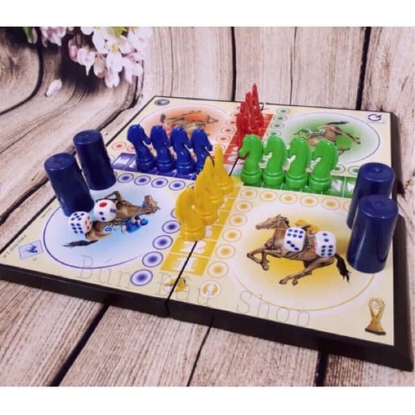 Bộ Đồ Chơi Cờ Cá Ngựa Loại Tốt, Có Hộp Đựng - Chất Liệu Nhựa An Toàn Cao Cấp