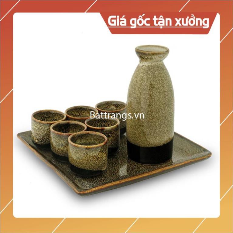 Ấm chén Sake men hỏa biến