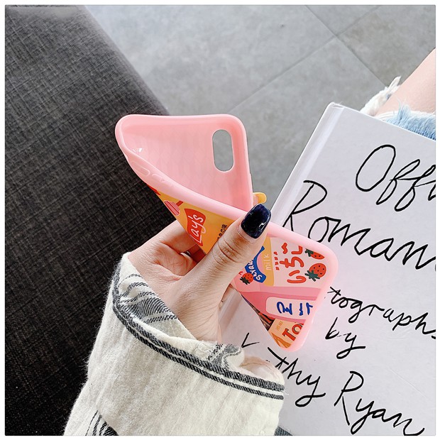Ốp dẻo silicon Milk Tea dành cho iphone 6 6s plus 7 8 plus x xr xs max 11 pro max (a47)