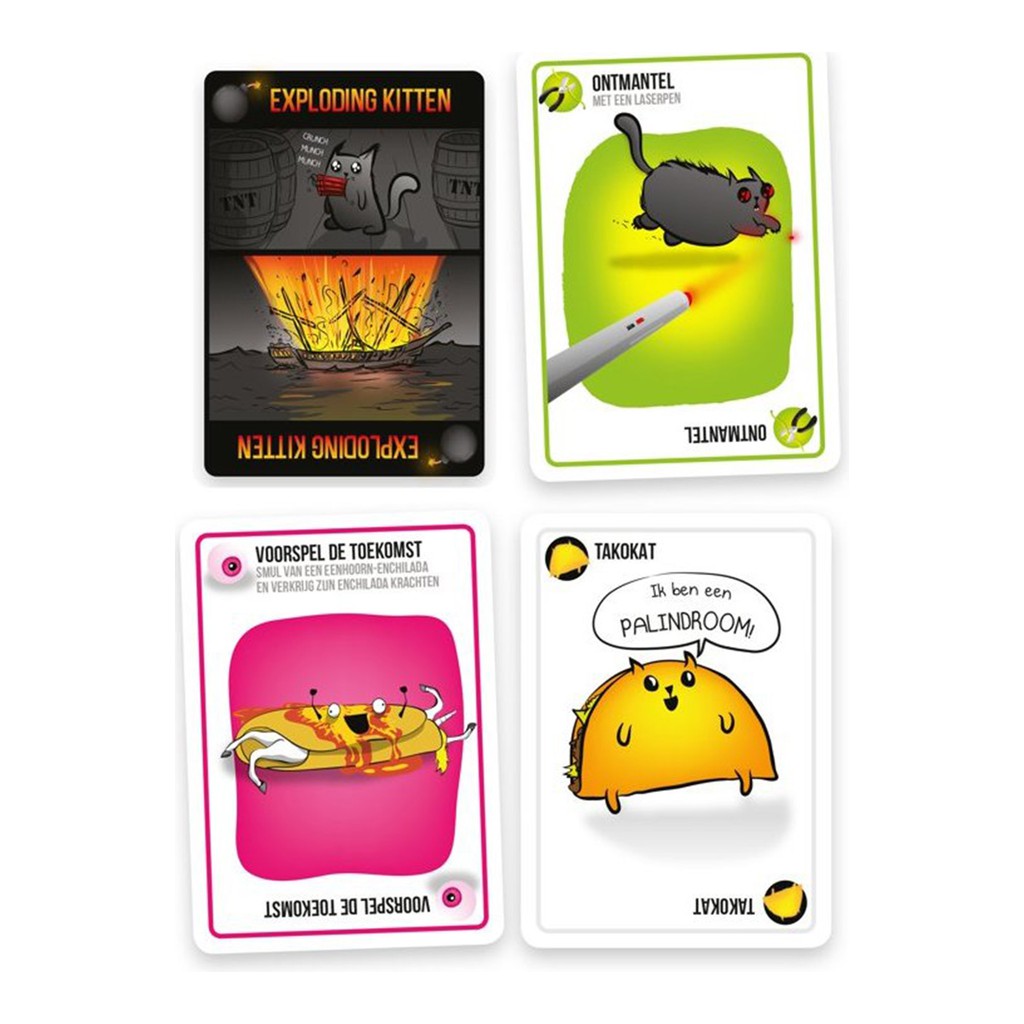 Trò chơi dành cho người lớn hấp dẫn NSFW Exploding Kittens Imploding Streaking Kittens Family Party Fun Cards Game (Phiên bản tiếng Anh)