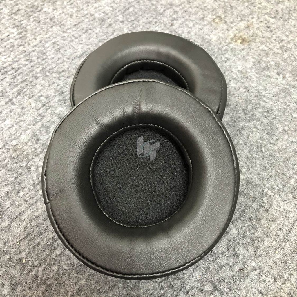 Ốp - đệm tai nghe 2 tầng tròn 10.2x2cm đệm da - màng vải đen Zidli ZH12s-ZH7-ZH17 - Lightning A2-A3  - Assassins X | BigBuy360 - bigbuy360.vn