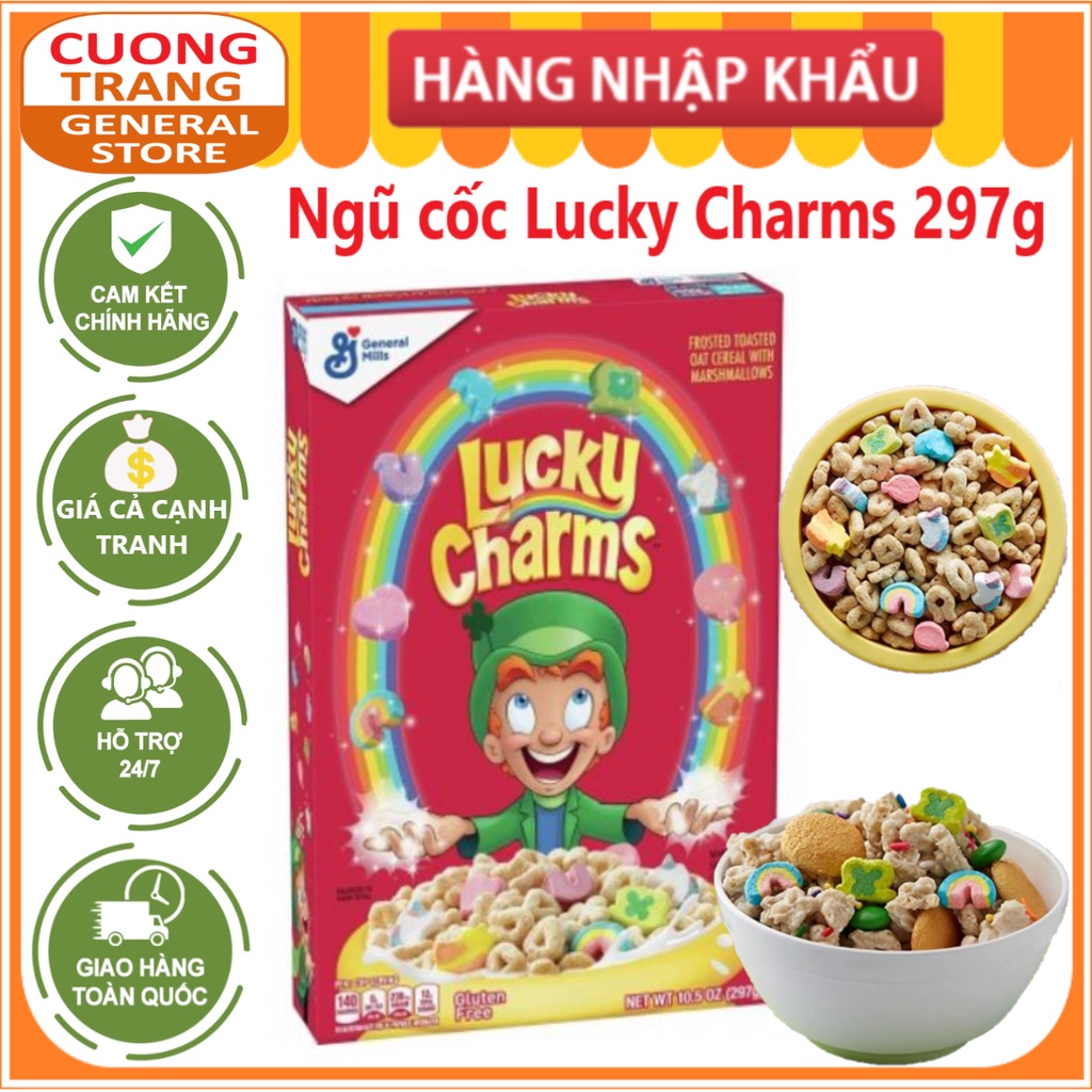 Ngũ cốc Lucky Charms 297g, 326g