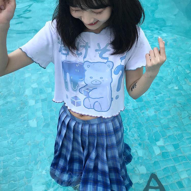 <S-XL> ÁO CROPTOP FORM RỘNG HÌNH GẤU BĂNG GIÁ SIÊU XINH (ẢNH THẬT CUỐI) - ORDER 10 NGÀY | BigBuy360 - bigbuy360.vn