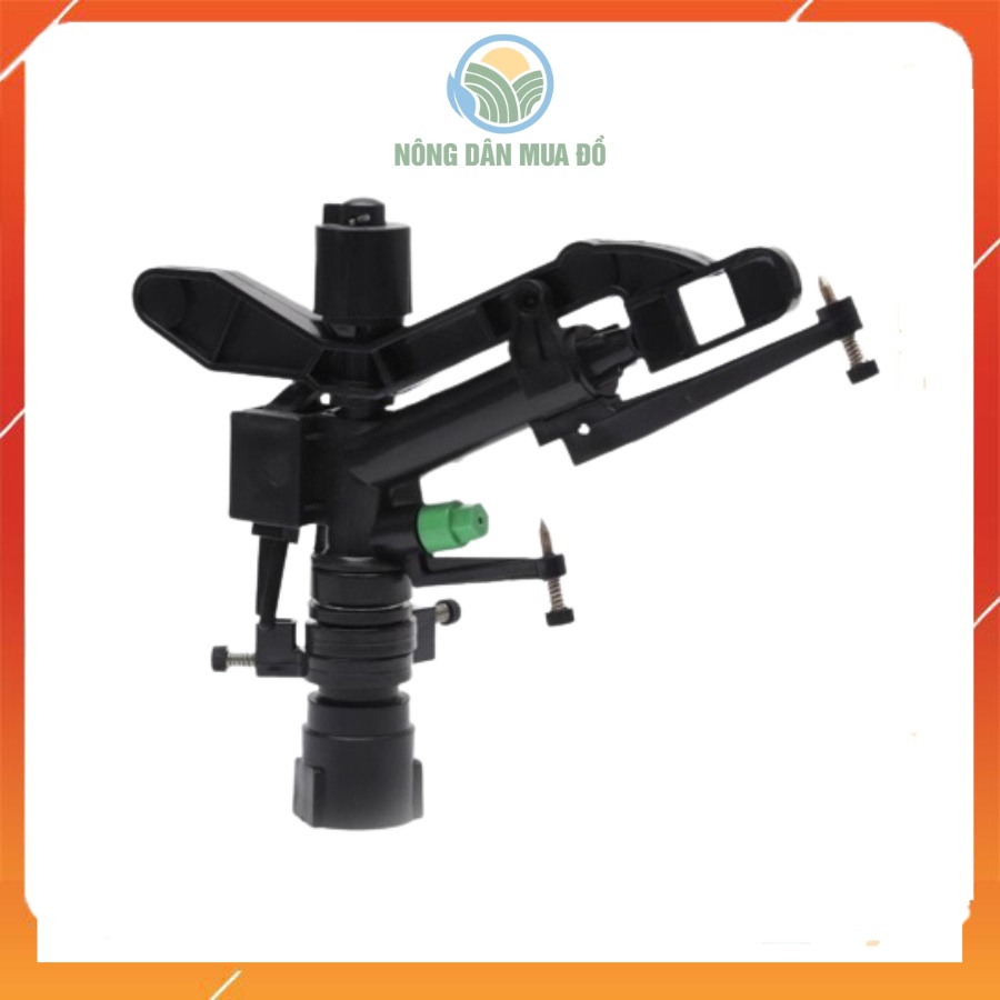 Béc phun cánh đập chỉnh được góc tưới phi 34