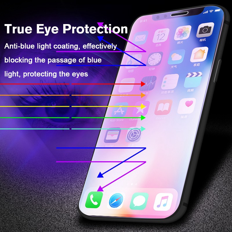 Kính Cường Lực Chống Ánh Sáng Xanh Cho samsung s21 fe a71 a51 5g a31 a21s a11 a10s a20s a30s a50s a70s a10 a20 a30 a50 a70 a90 5g