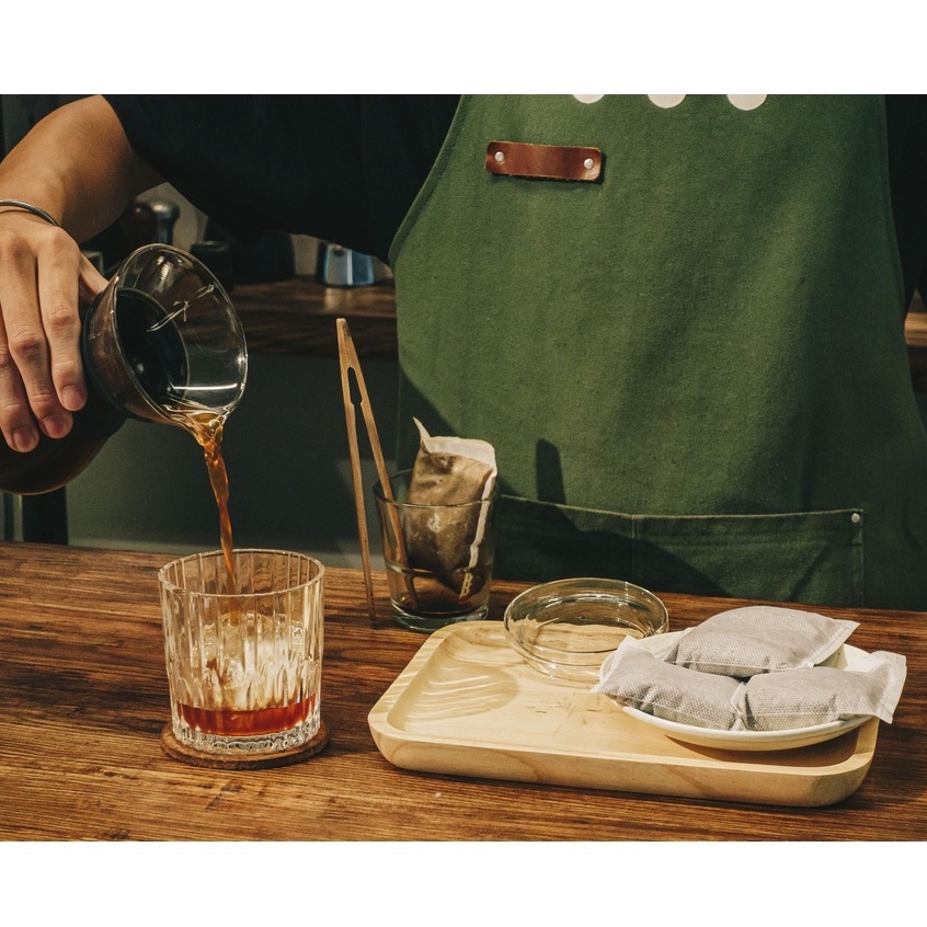 Cà phê cold brew túi lọc 100% Arabica nguyên chất Hương Whi$ky Cam chanh Chocolate  Vị thanh mát hậu vị ngọt 30g/1túilọc