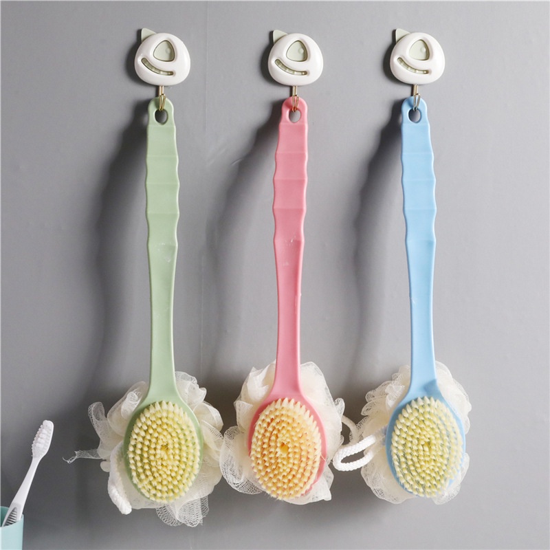 Cây Cọ Lưng 2 Đầu Kèm Bông Tắm 2 Trong 1 Massager Thư Giãn Vinhhome.store