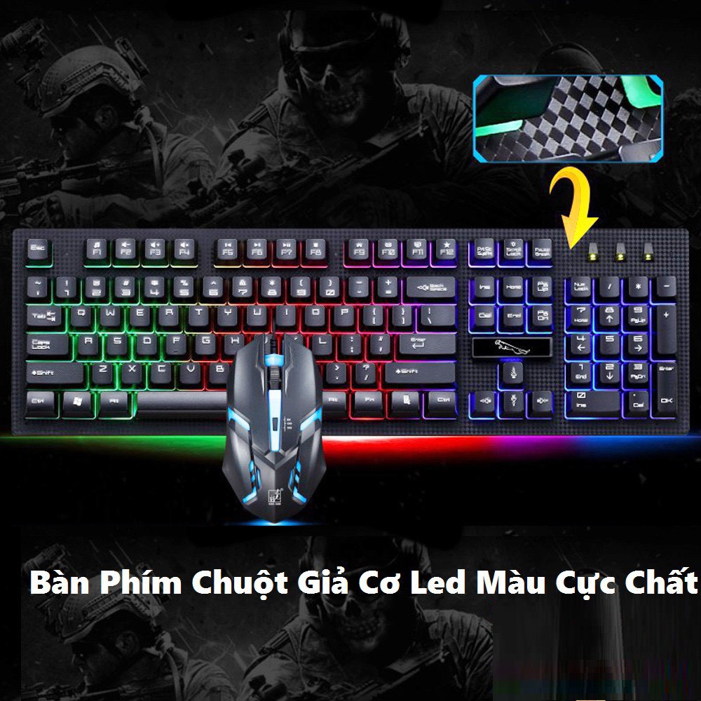 Bộ bàn phím chuột Gaming giả cơ G20 - Led cực chất | WebRaoVat - webraovat.net.vn