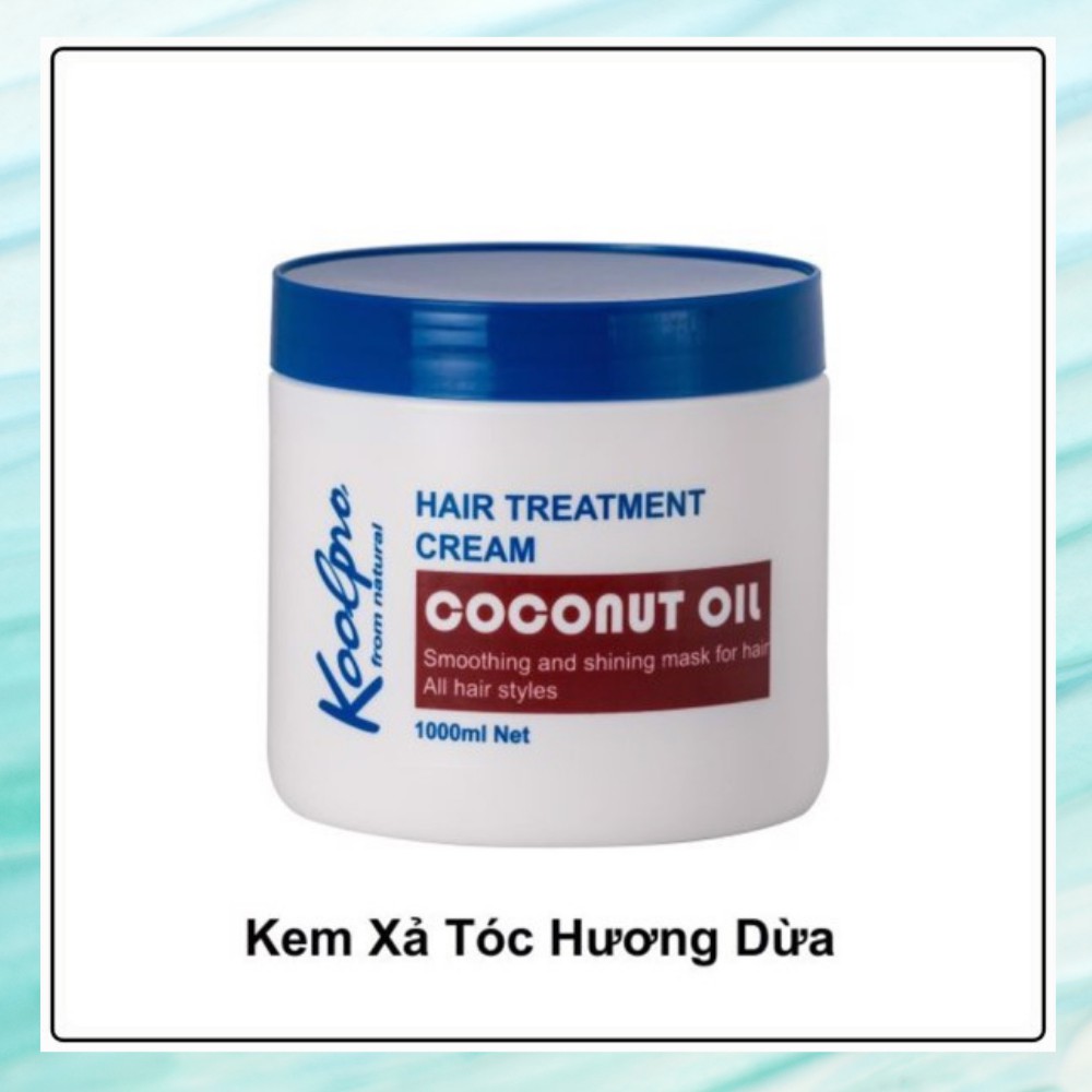 _HẤP DẦU KOOLPRO TINH CHẤT DỪA 1000ML TĂNG ĐỘ BÓNG MƯỢT CHO TÓC