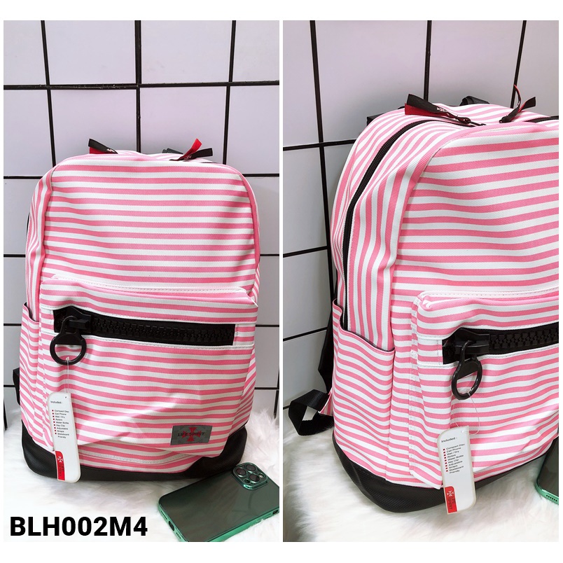 Balo sọc thời trang dây kéo to chính hãng Life Spirit Thái Lan BLH002 | Shopee Việt Nam