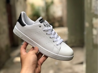 [SALE+VIDEO] giày thể thao Stan smith gót đen nam nữ [tặng kem hộp]