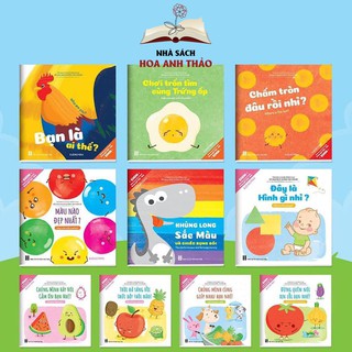 Sách Ehon - Song ngữ Việt Anh Cho Bé từ 0-6 tuổi (bộ 10 cuốn có file âm thanh) - Bộ 10 Cuốn
