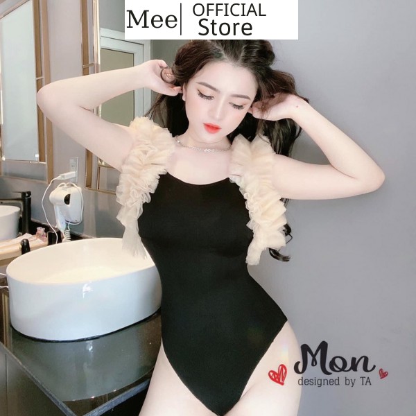 [ Mã FAMAYWA2 giảm 10K đơn 50K] Bikini Liền Thân - Đồ Bộ Jum Bơi Nữ Tay Ren Body Dáng Ôm