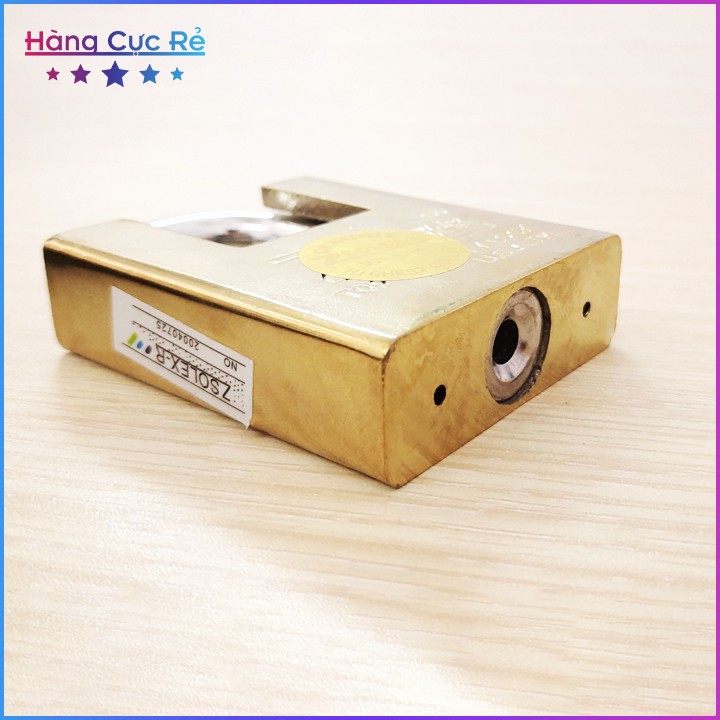 Ổ khóa chống cắt Zsolex size lớn 60mm Freeship Trọn bộ 1 ổ khóa cao cấp, 4 chìa khóa thông minh - Shop Hàng Cực Rẻ