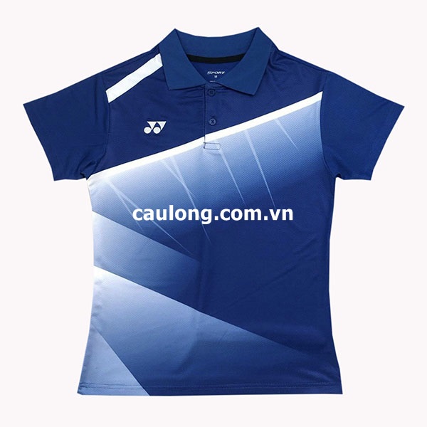 Áo Cầu Lông Nam Nữ Cổ Bâu Yonex 7977 Xanh Bích
