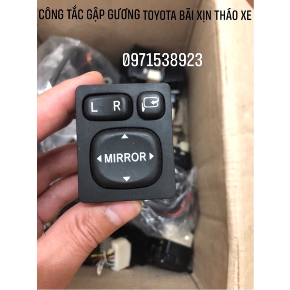 Công tắc chỉnh mặt có gập gương toyota innova bãi xịn tháo xe