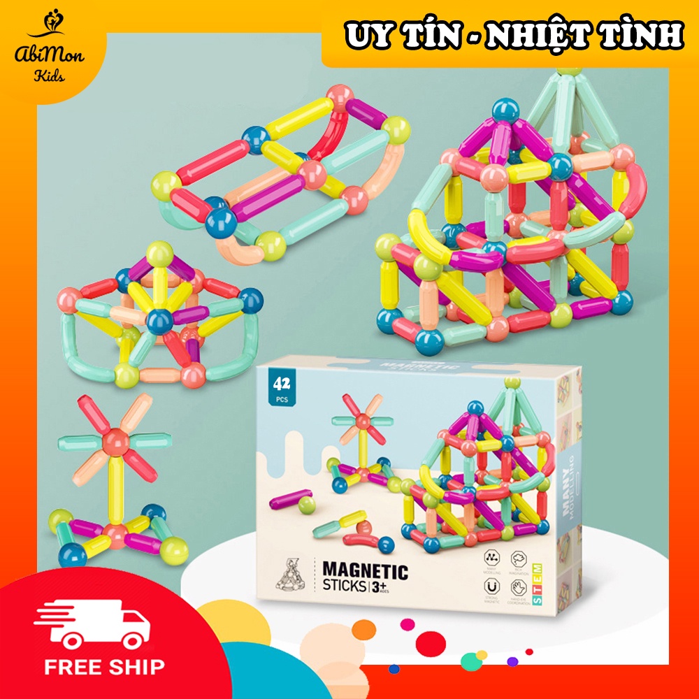 🌻 Bộ Xếp Hình Nam Châm Cho Bé  ☘️ Montessori cao cấp ✨