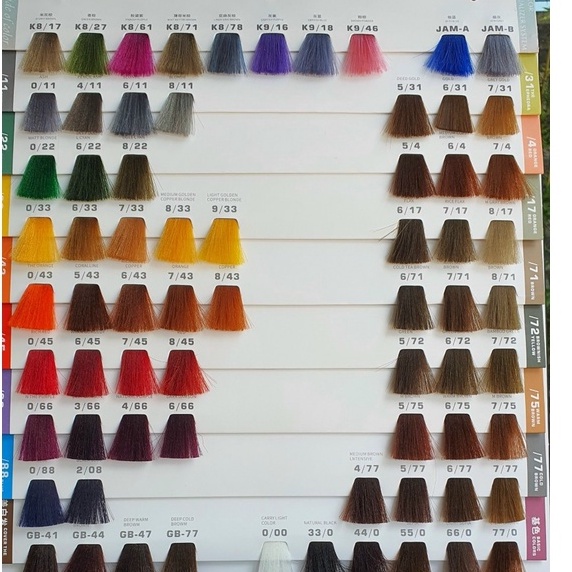 Thuốc nhuộm Tóc KEK 100ml nhiều mã màu hot -