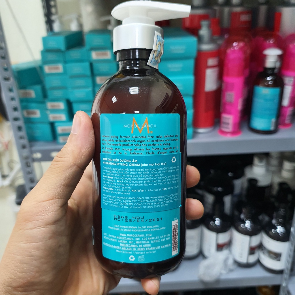 MOROCCANOIL kem dưỡng tóc xoăn, dưỡng ẩm mọi loại tóc, tinh dầu dưỡng tóc full size hàng chính hãng