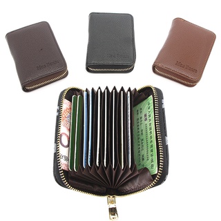 Ví Đựng Thẻ Card Có Khóa Kéo [GIÁ RẺ] Bóp Da Mini Nhỏ Gọn Cầm Tay Nhiều Ngăn Tiện Lợi