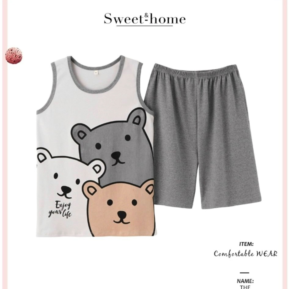 Đồ bộ nữ mặc nhà - thời trang mới nhất - Chất liệu Cotton cao cấp - ( Bộ Đùi Sát Lách )