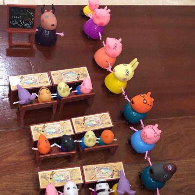 Bộ đồ chơi peppa pig 21 con