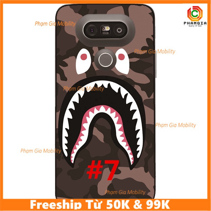 Case ốp lưng dẻo hình Cartoon Shark Back Cover LG G7 G6 G5 G4 G3 G2