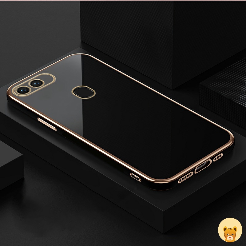Ốp Điện Thoại Mạ Điện 7 Màu Sang Trọng Đơn Giản Dành Cho Oppo A12 F9 Pro A5S