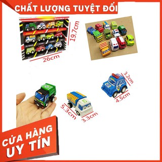 Set 12 ô tô mini cho bé