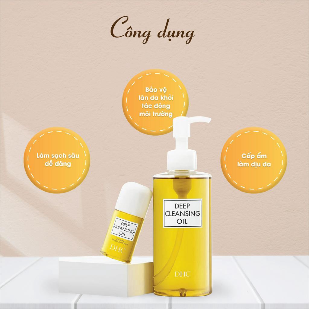 Dầu tẩy trang Olive DHC 70- 120- 200ml deep cleansing oil hỗ trợ làm sạch sâu làn da