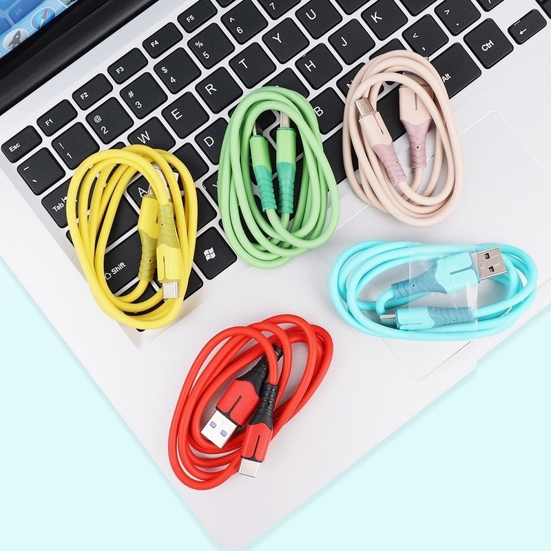 Dây Cáp Sạc Nhanh 5A Type C Bằng Silicone 1M Tiện Dụng