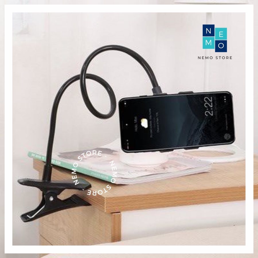 Kẹp Điện Thoại, Kẹp Đuôi Khỉ đa năng - Xoay 360 độ - Xem phim, quay video, cho xe máy, ô tô [NEMO STORE]
